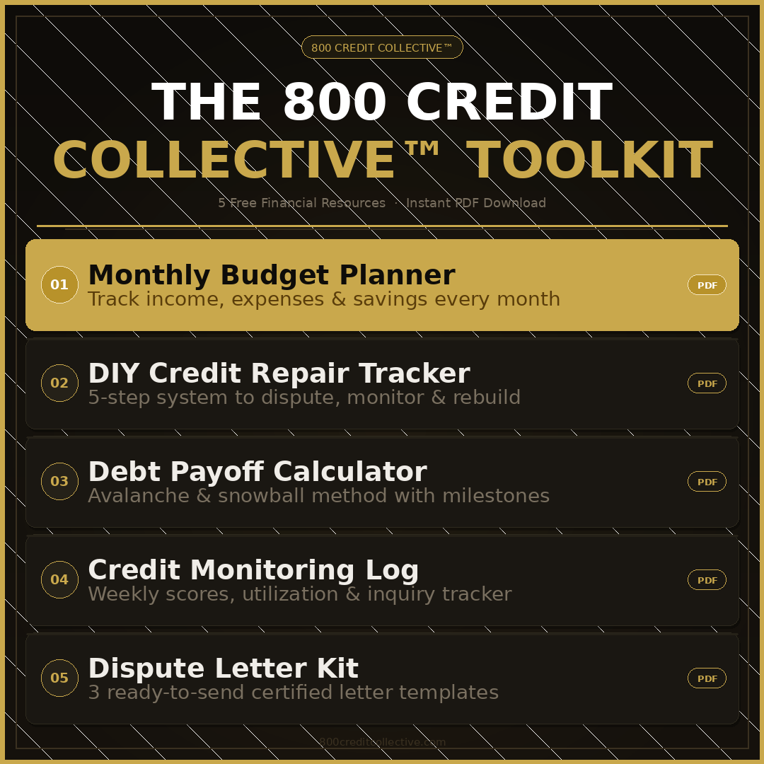 Free 800 Credit Collective Toolkit