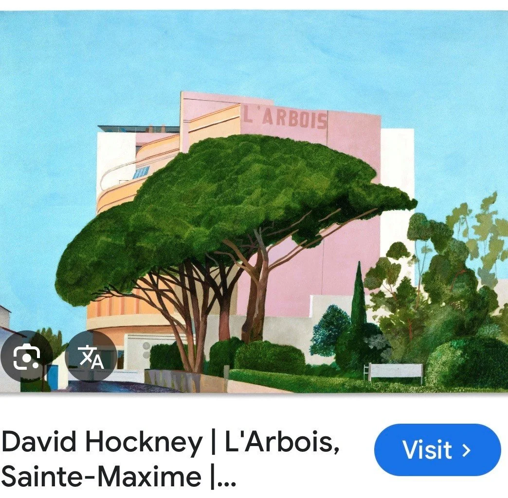 When I learnt David Hockney had left us…