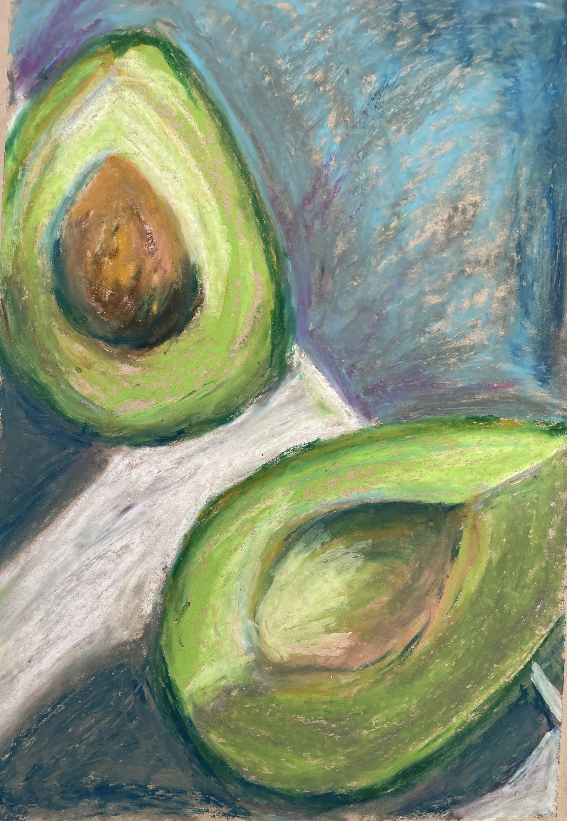 Avocado on Blue - Guac It!