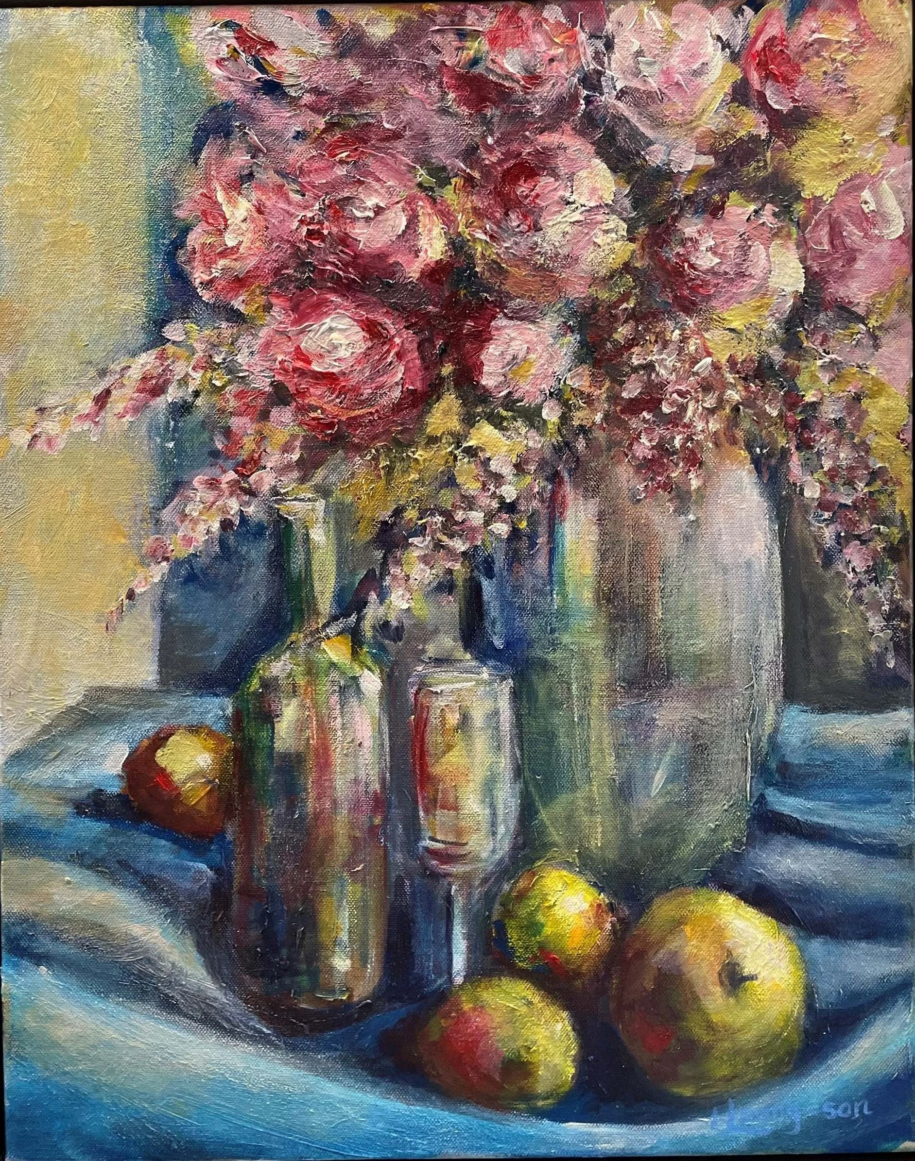 Peonies in Paris