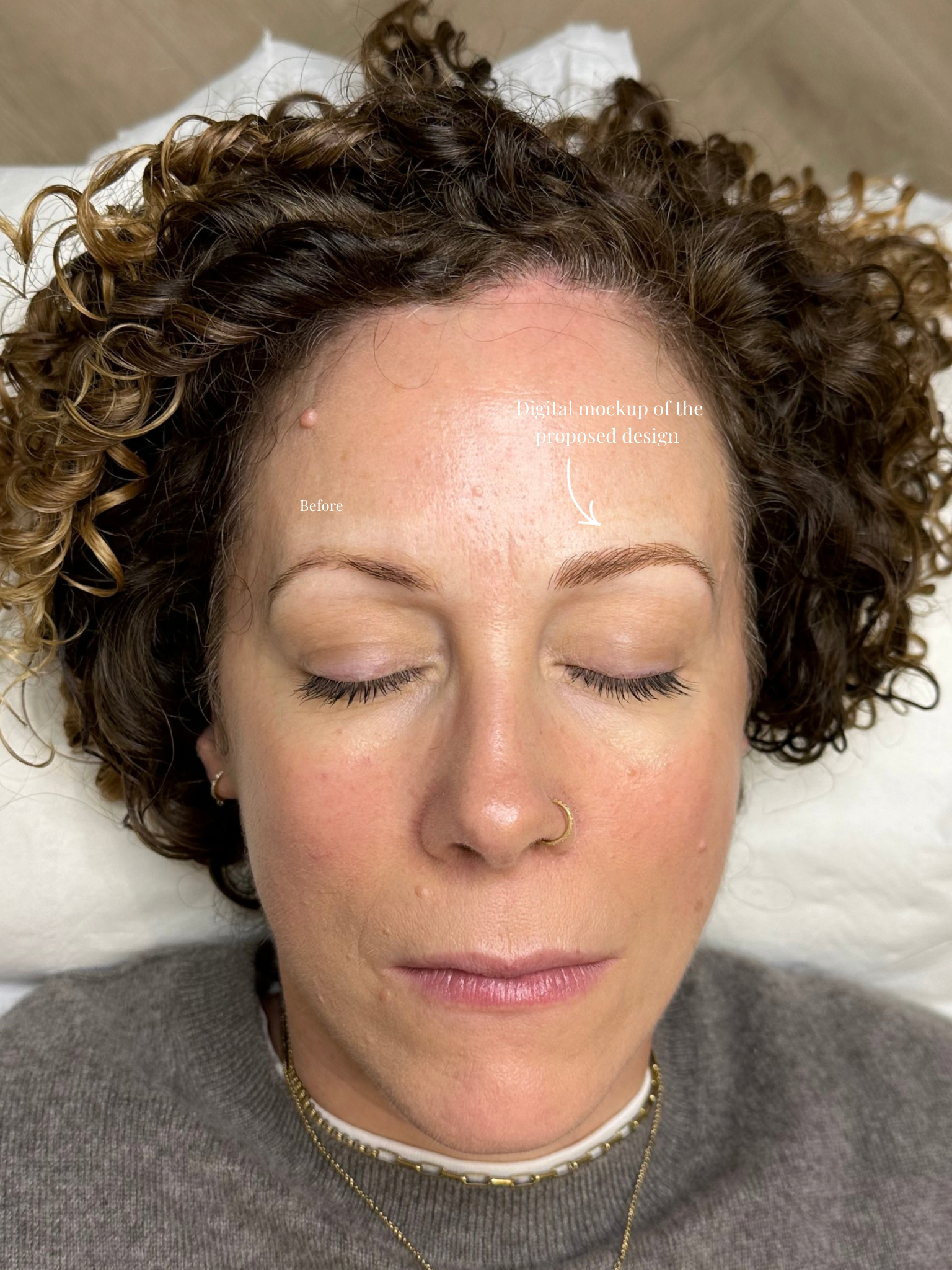 natural microblading virtual design by katie louise