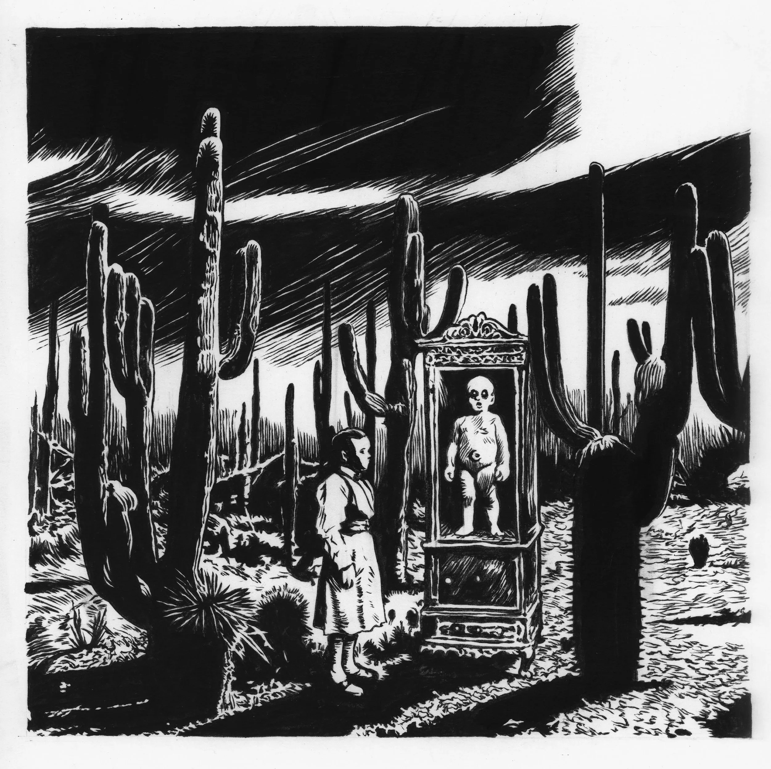 Desert Cabinet / 14x17" / $300