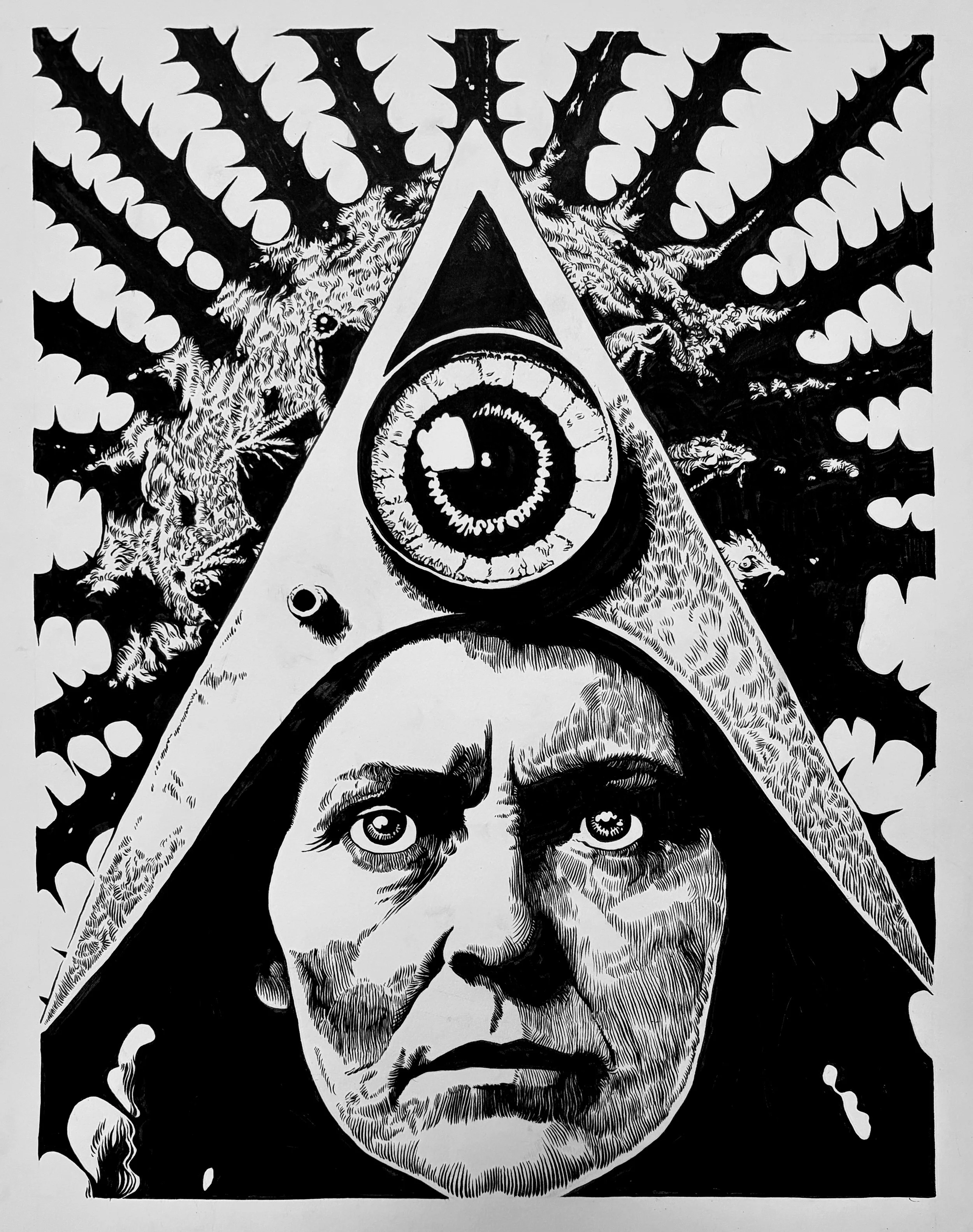 Queen of Tiphareth / 19x24" / $600