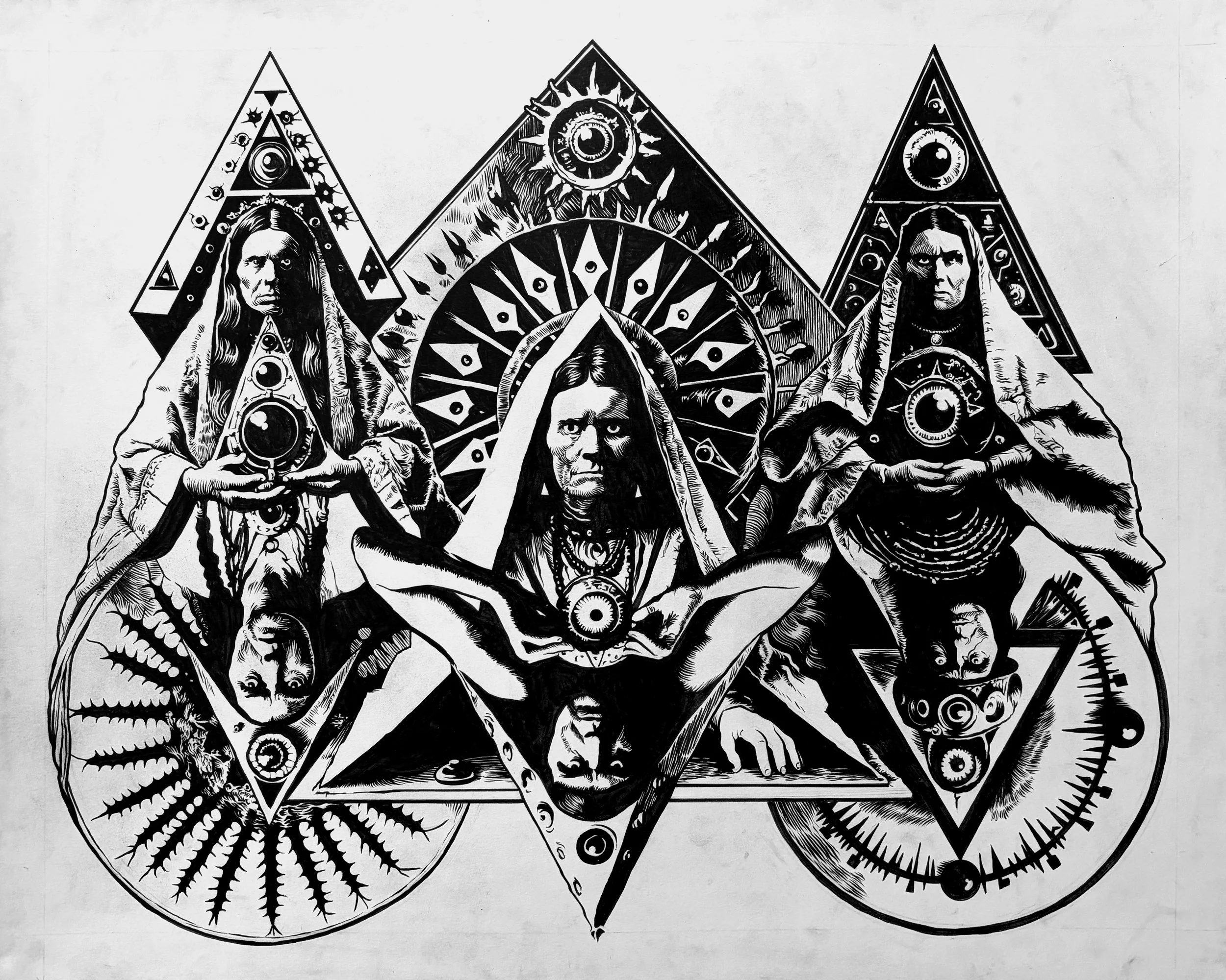 The Mystery Traditions / 19x24" / $600