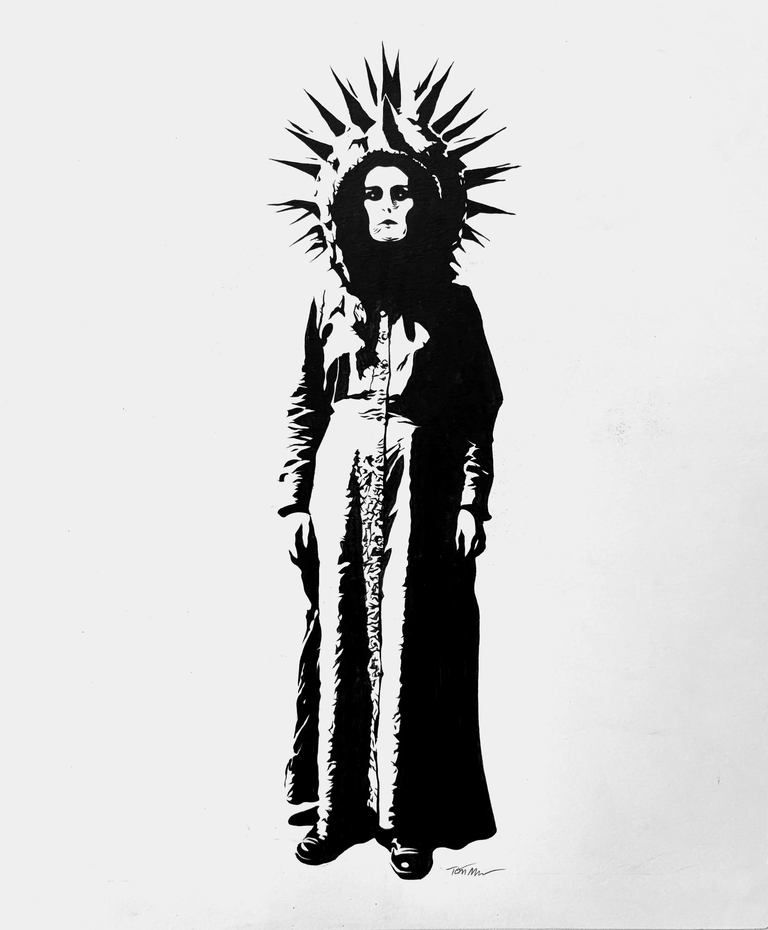 Queen of Swords / 14x17" / $250