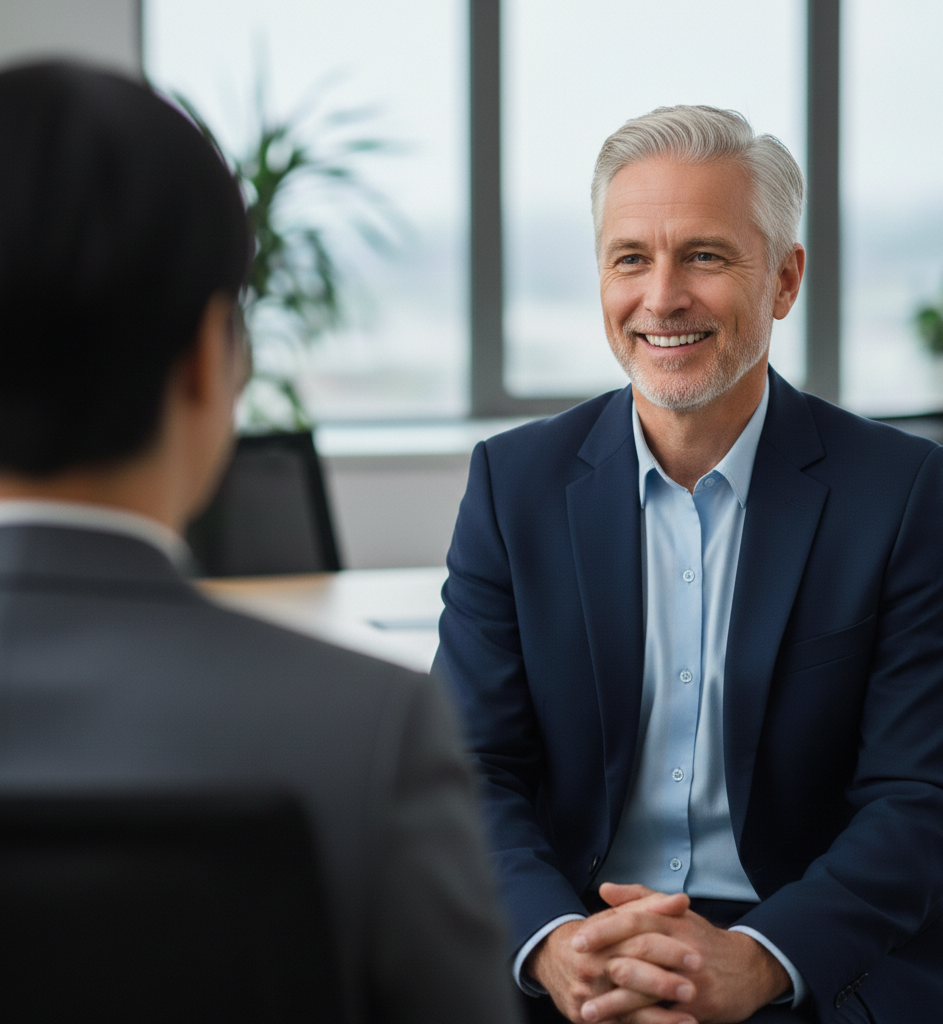 Scenic mountain landscape with a small building in the foreground, snow-capped peaks in the background, and a cloudy sky.