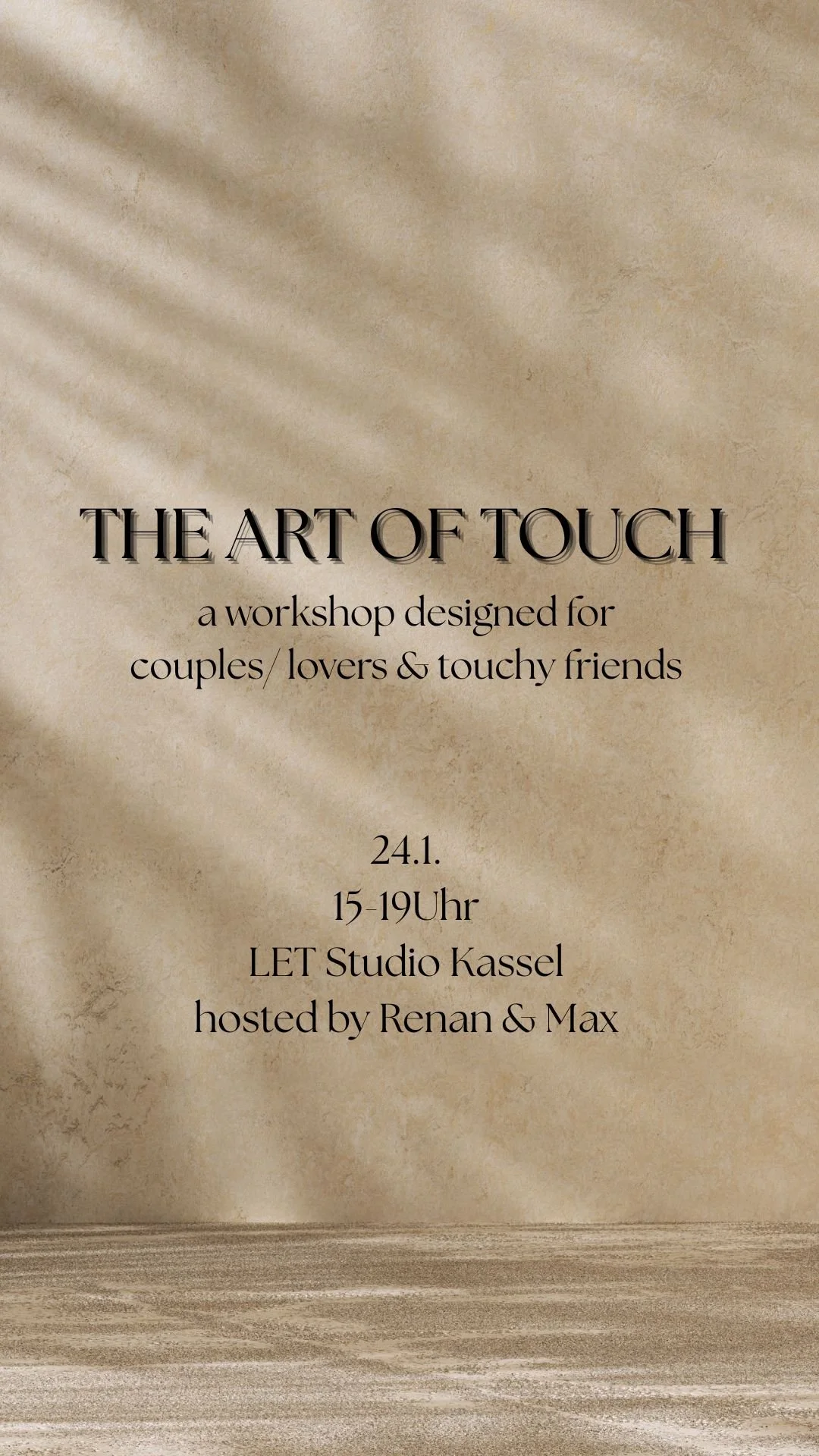 The Art of Touch - Couple Workshop im LETStudio Kassel