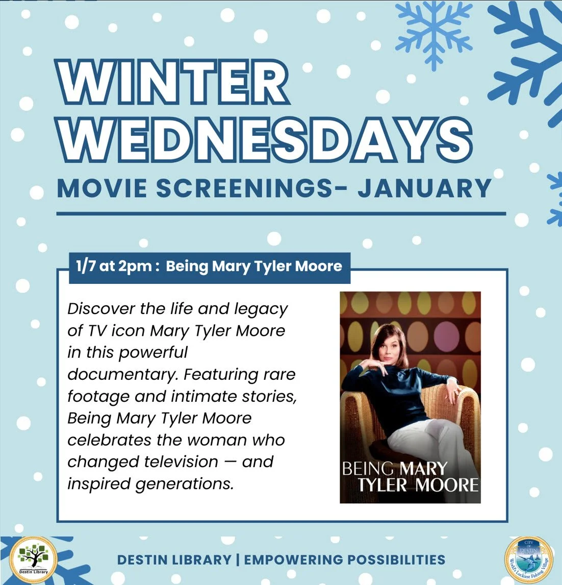 Winter Wednesdays - Being Mary Tyler Moore Movie Screening
