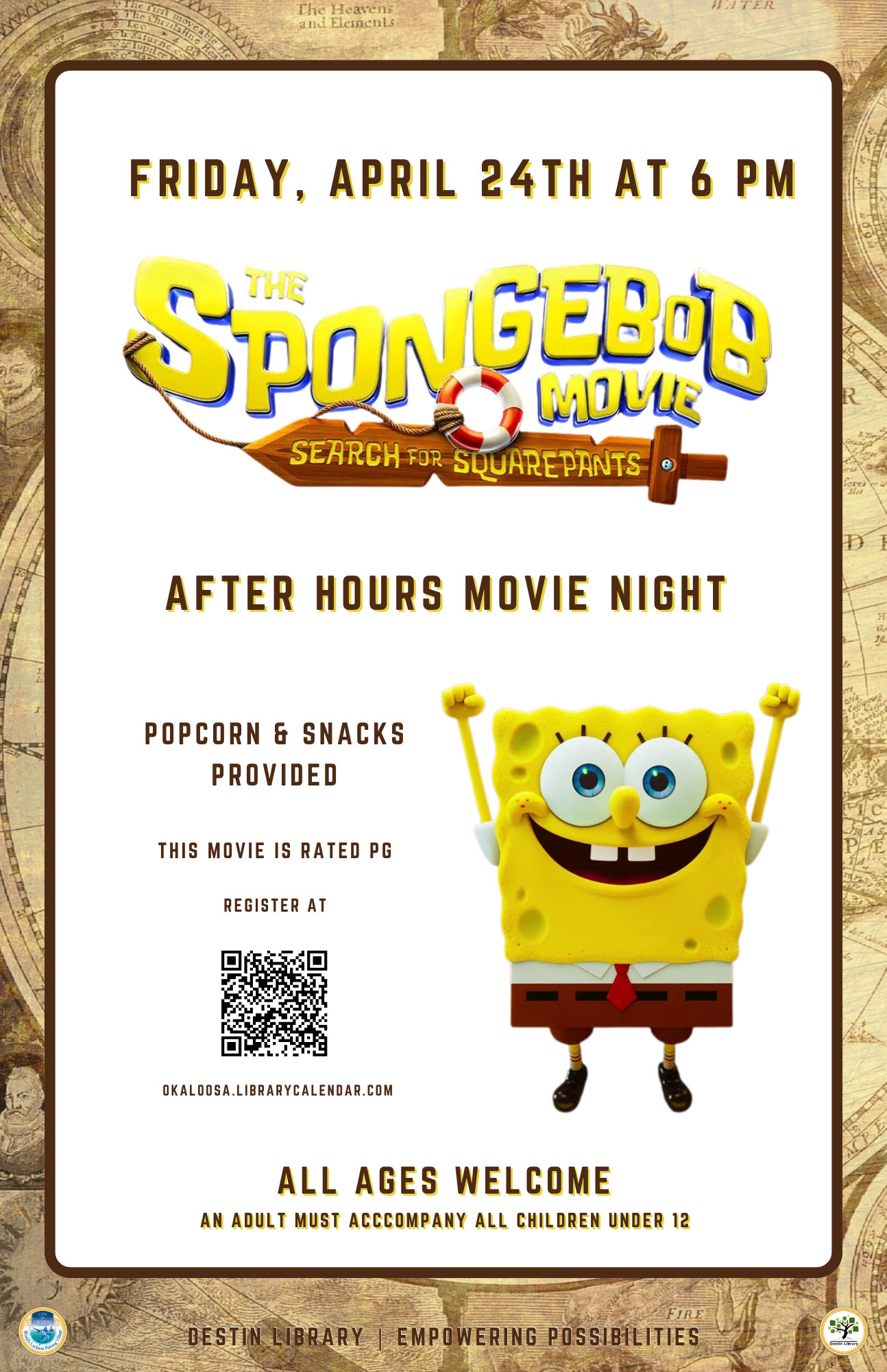 The Spongebob Movie: Search for Squarepants Movie Night