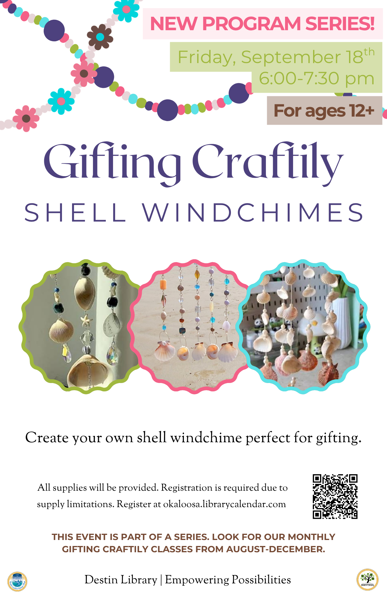Gifting Craftily: Shell Windchimes