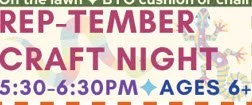 Rep-Tember Craft Night
