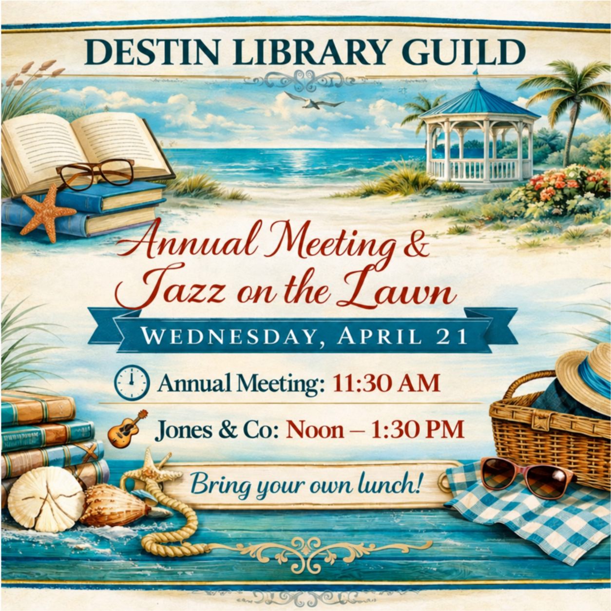 Annual Meeting &amp; Jazz on the Lawn with Jones &amp; Co