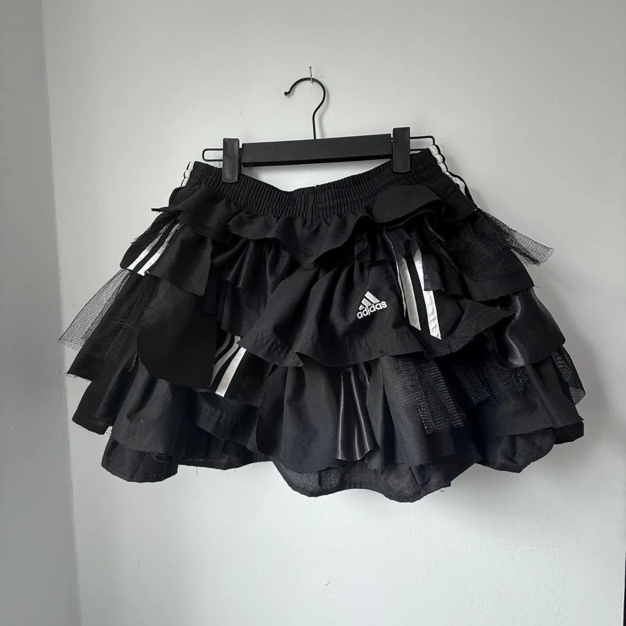 Upcycled Reworked Ruffle Mini Skirt (made to order)