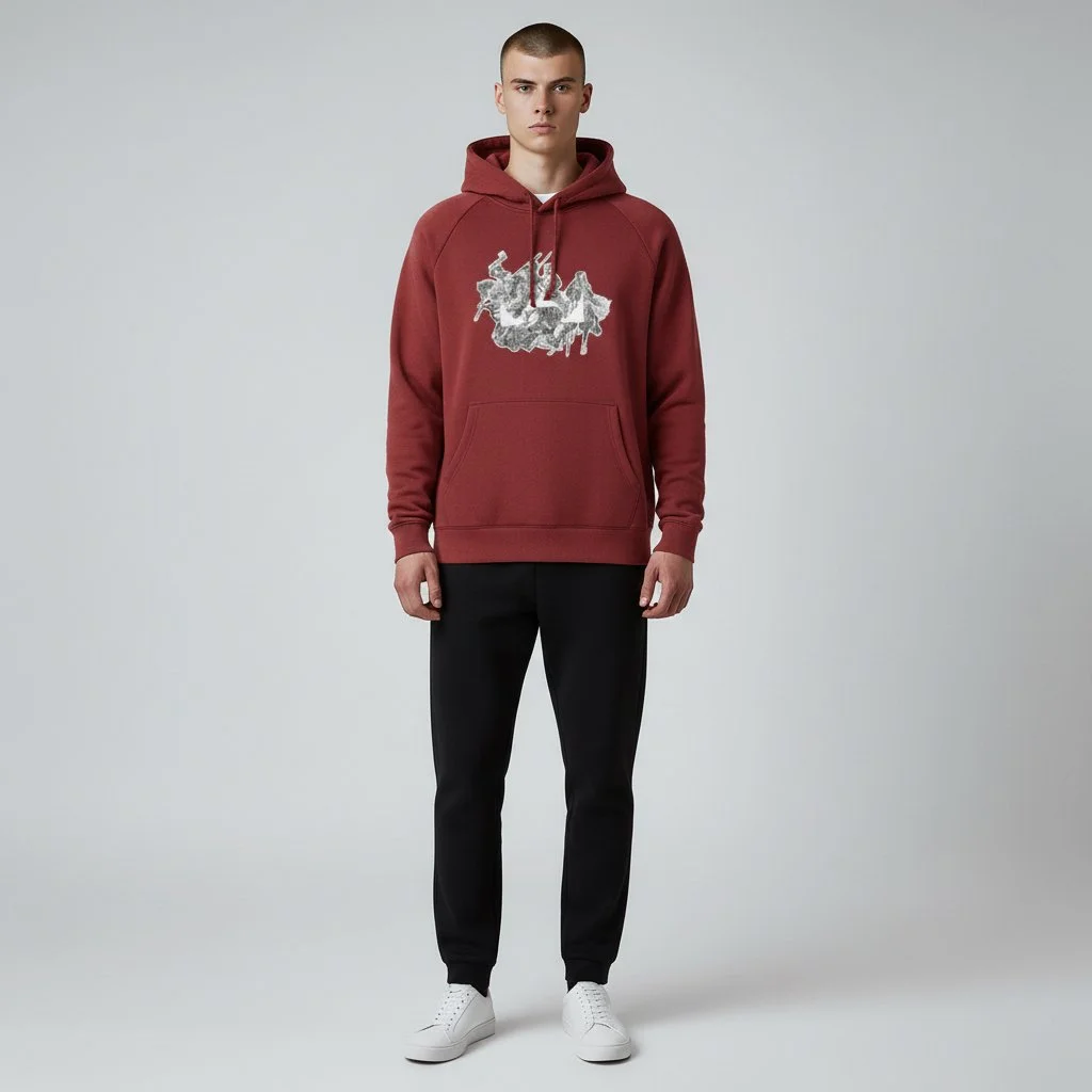 Rey - Ruby Red Conquer And Crown Hoodie