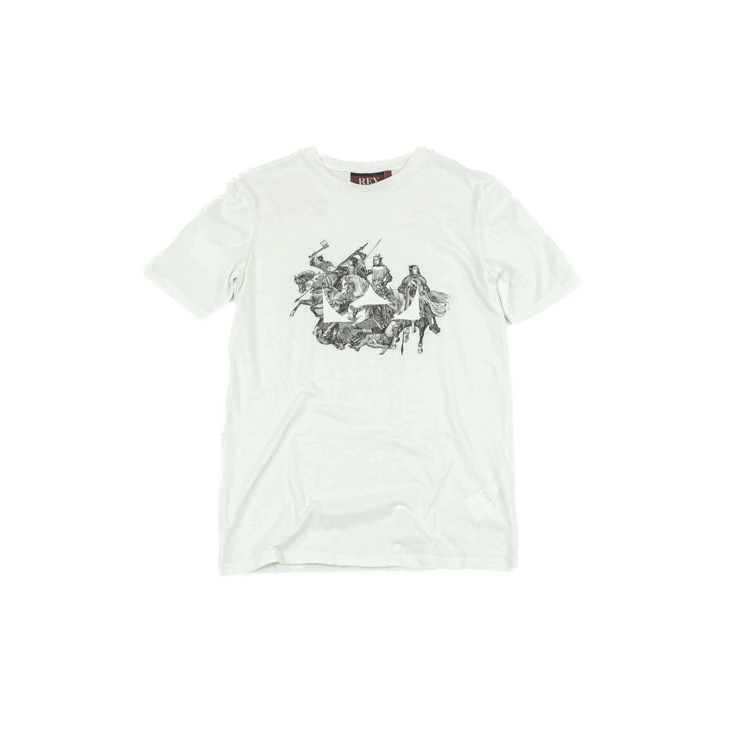 Reys - White Crown Print Tee