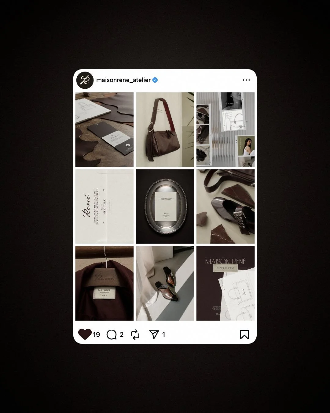 Not me having a proud moment over these grids!

Every single one of these belongs to a COMPLETELY different universe&hellip; different vibe, different audience, different purpose. 

And yet, somehow, they all carry a little piece of me, my style, my 