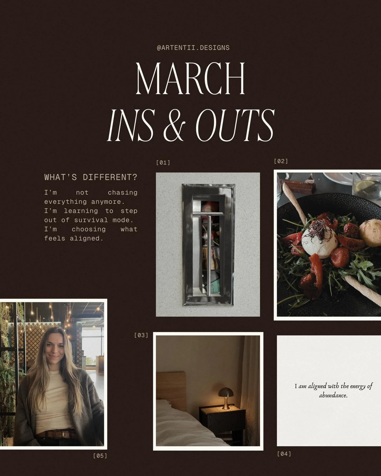 What this March means to me🫶🏼

March feels like a quiet reset in a more honest way.

I want to feel strong in my body and clear in my mind. I want to take care of myself properly, eat well, move consistently, learn a little every day, smile at stra