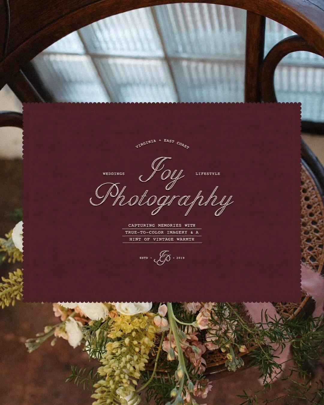 Brand reveal for @joyphotographyy ✨📸 

She was looking for something elegant, vintage, and timeless with a modern edge. Her work was enough inspiration to create a whole universe that feels like jumping into one of her films! 

Thank you for trustin