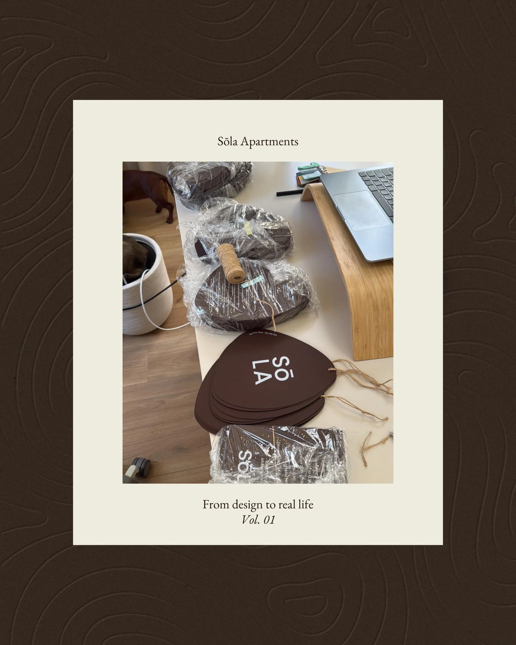Name a better feeling than seeing something you once imagined, just an idea in your head, turned into something tangible that people get to experience. 

A literal dream. A pinch-me moment for any designer&hellip; 🤍

I can&rsquo;t believe something 