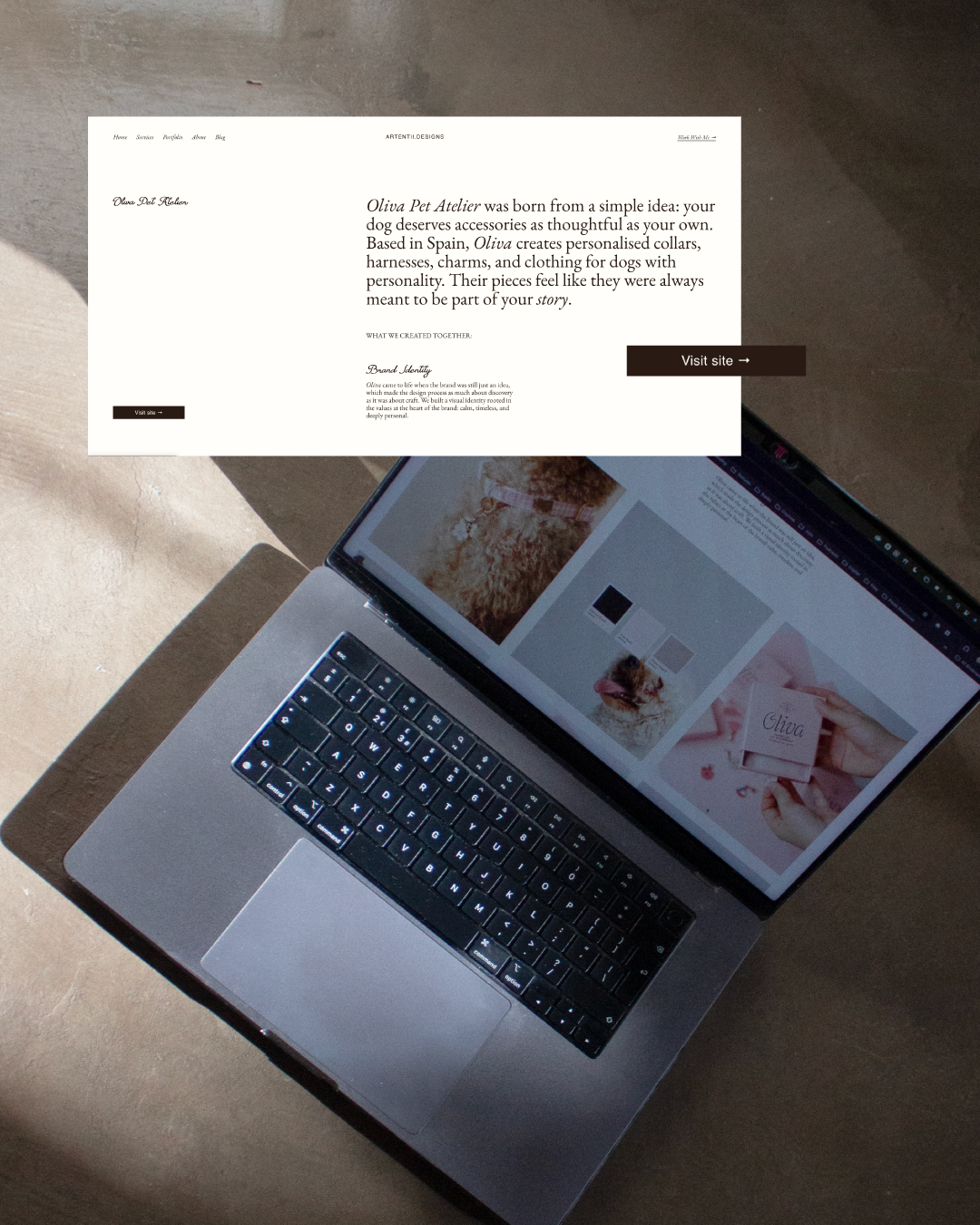 Website improvements I did on my website to book more high-paying and aligned clients as a brand and Squarespace designer