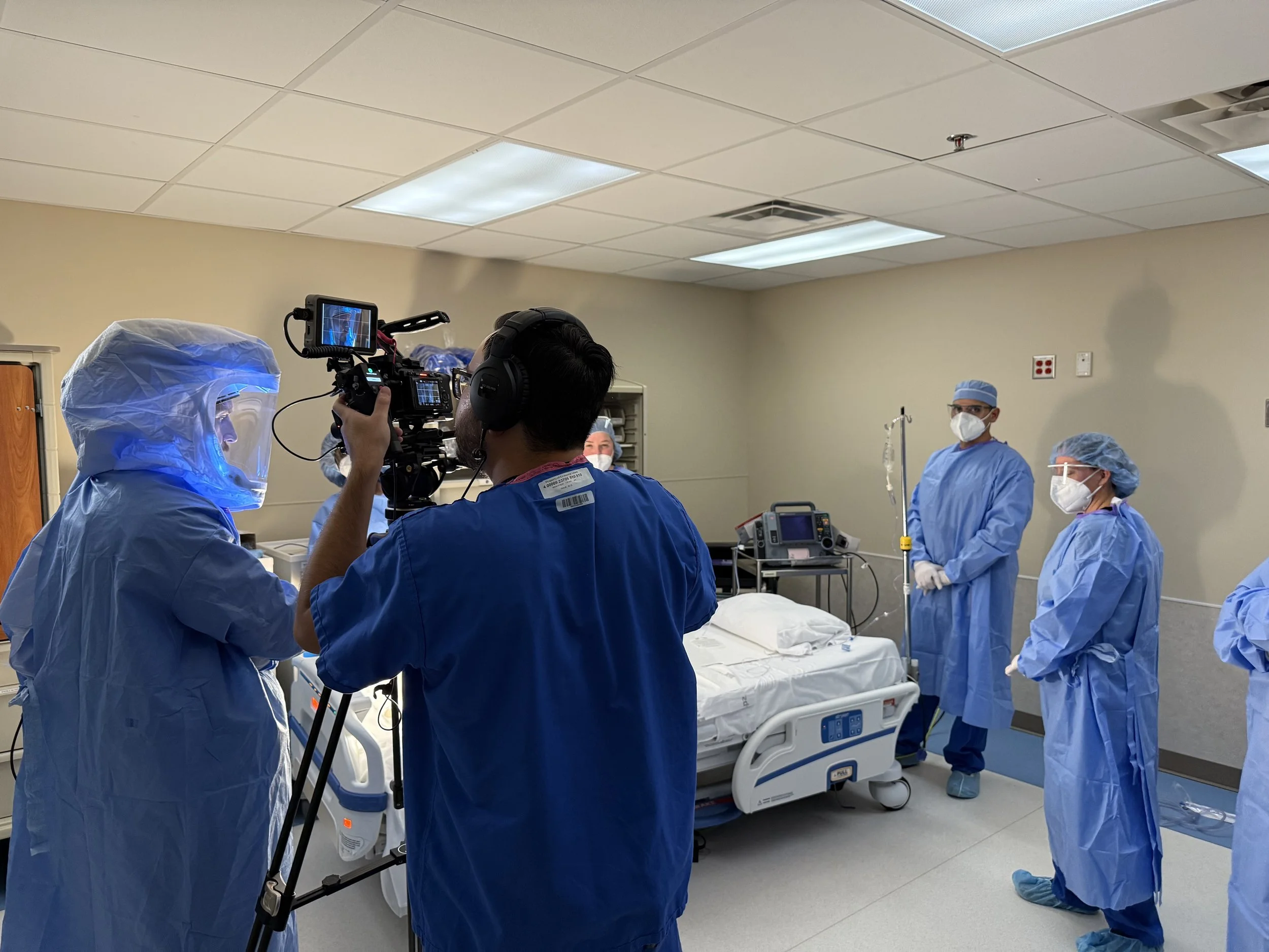 Room 4913 scene set up.