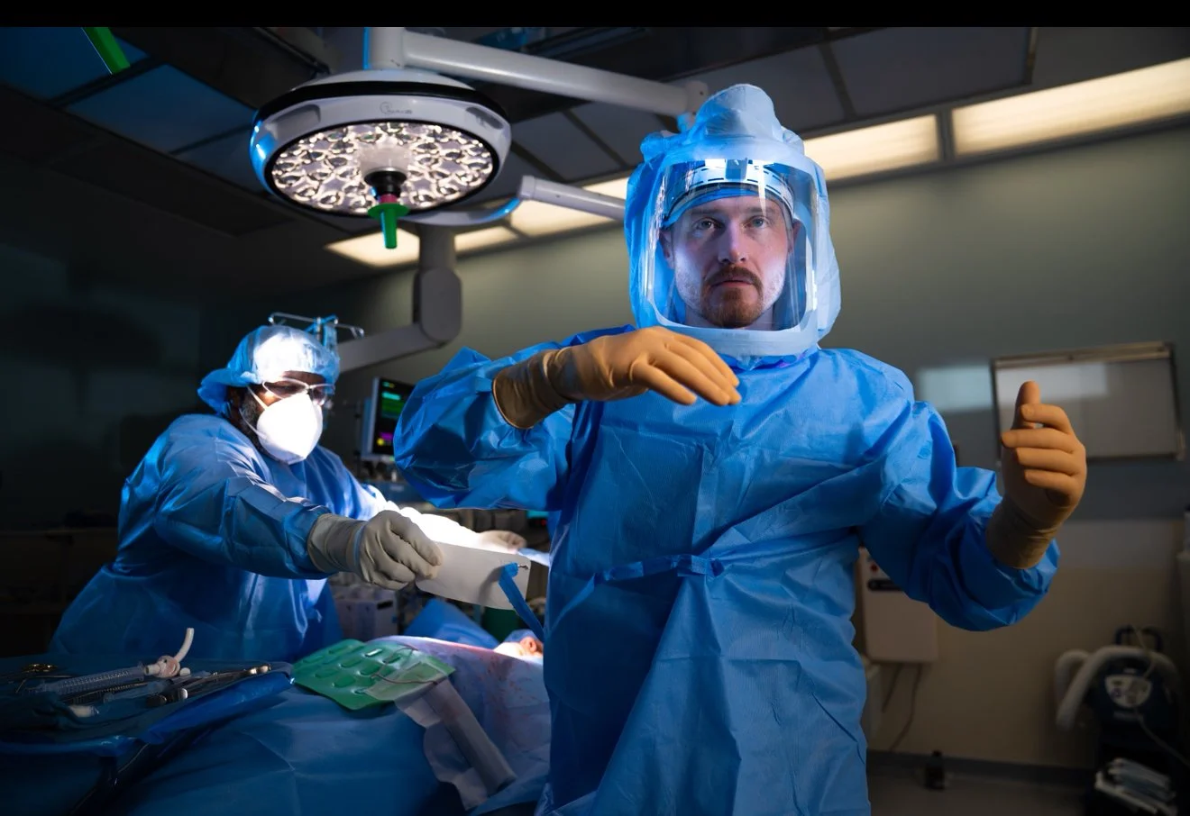 Colton takes direction from Director Adan III.