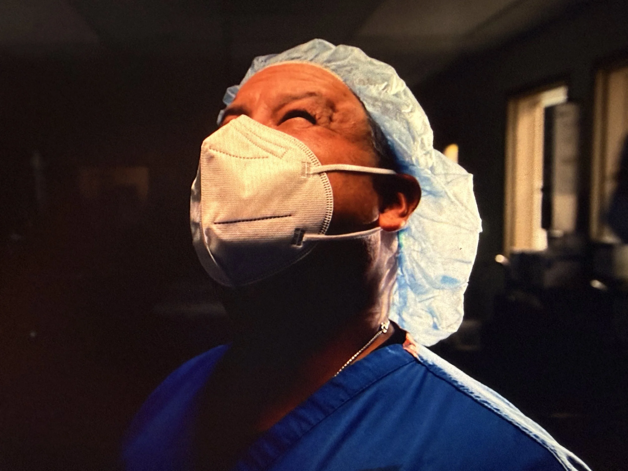 Blinded by the light.