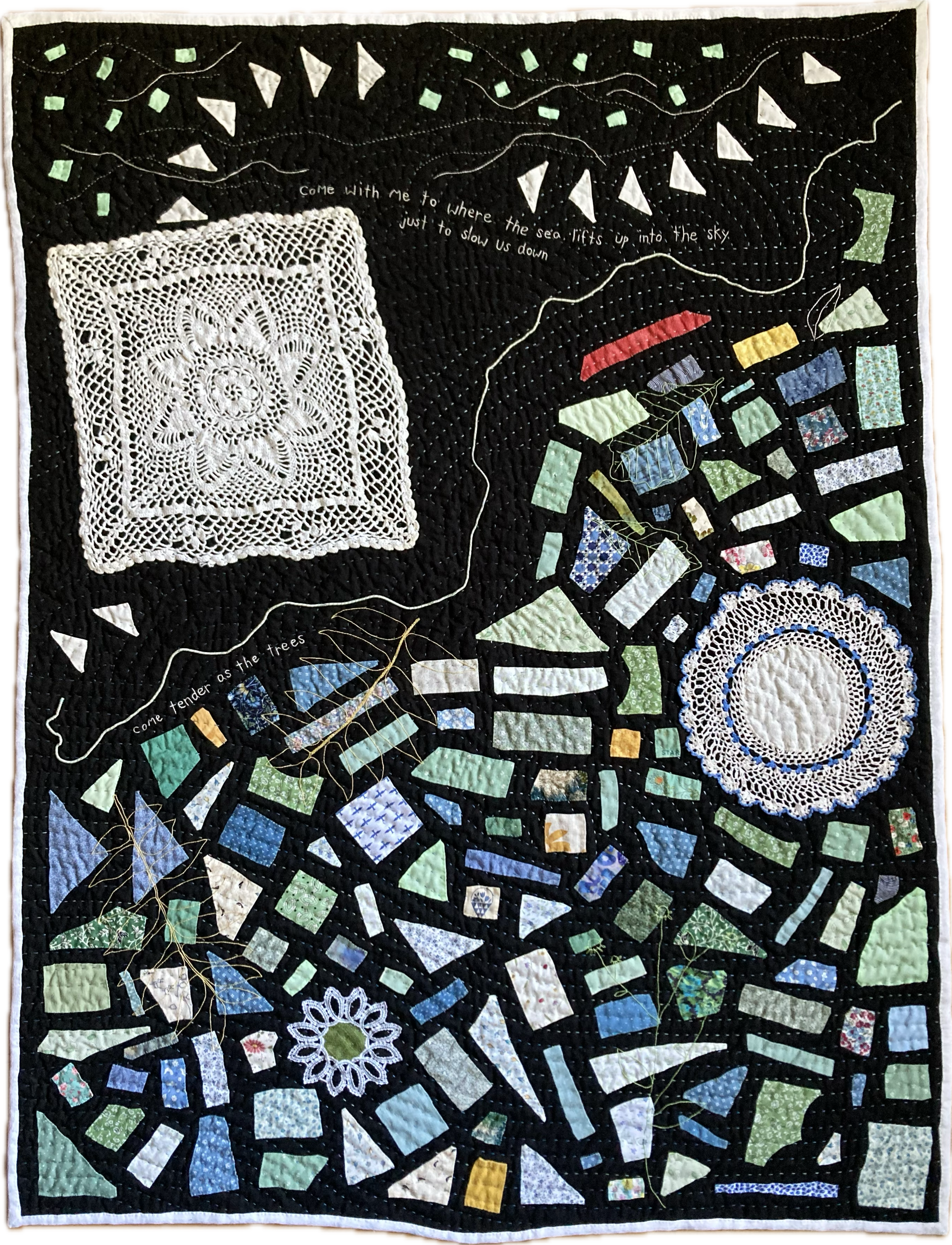 it was blue and green (summer quilt number three) (2025)