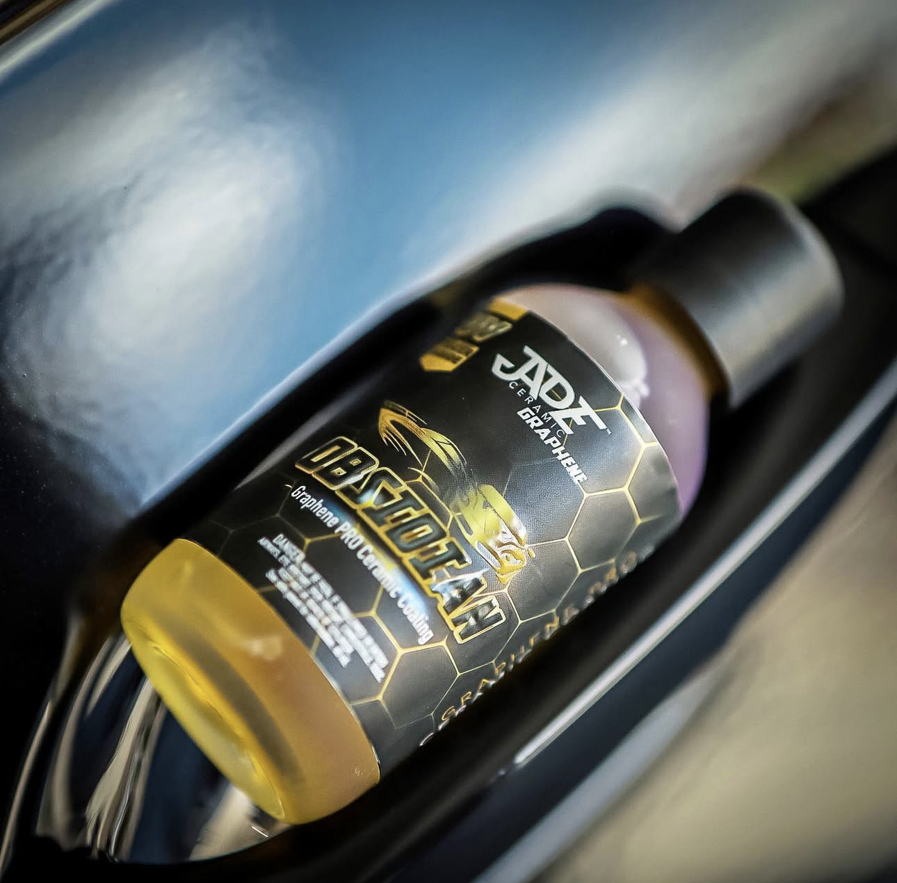 Picture of a ceramic coating's bottle.