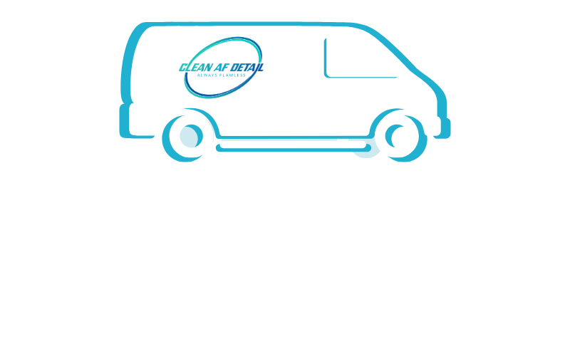 A graphic of a van with the logo 'Clean At Detail' and the slogan 'Always Flawless'. Below is the text 'Mobile Detailing Step 2' followed by a description about vehicle detailing services at customer locations.