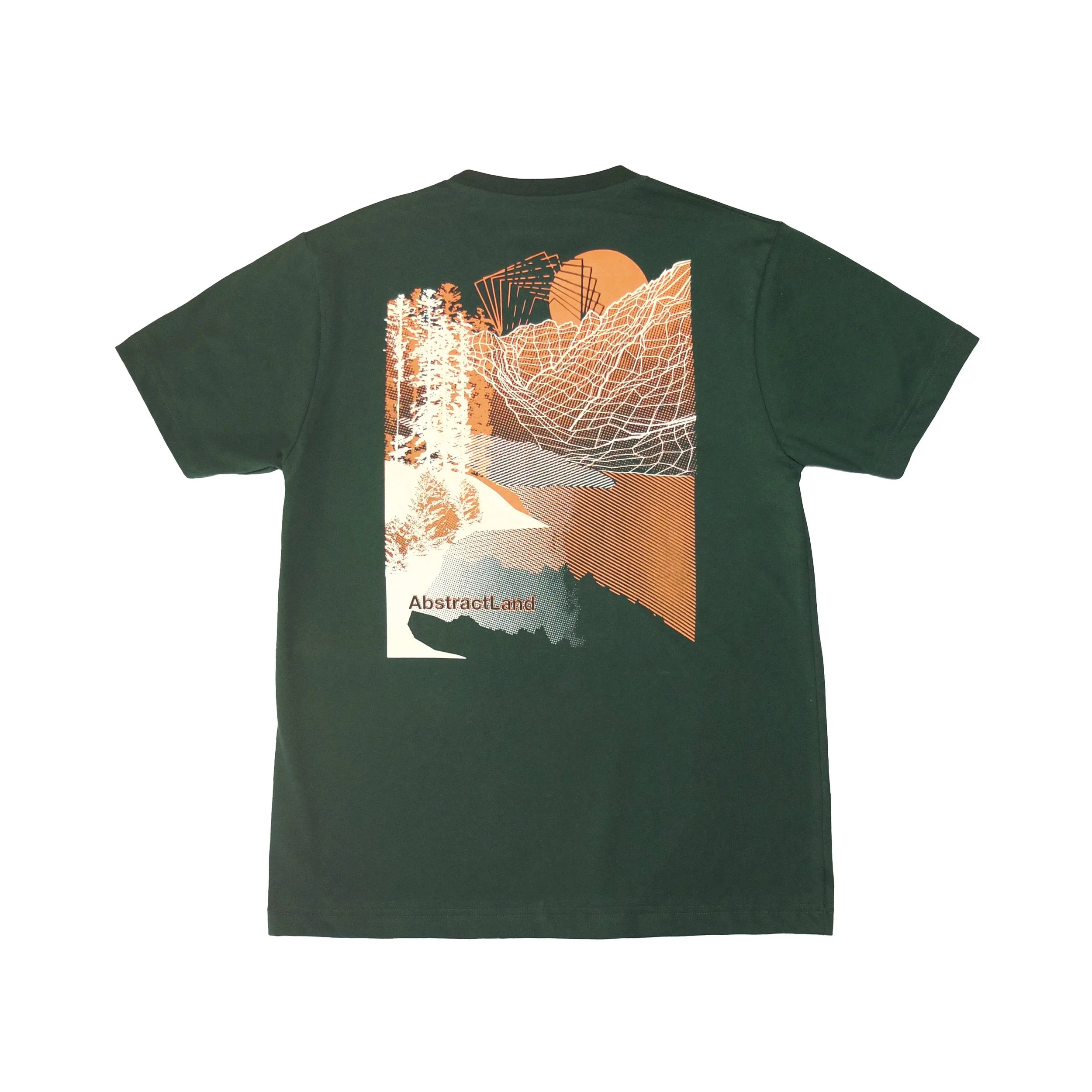 T-SHIRT EMERAUDE "MOUNTAIN"