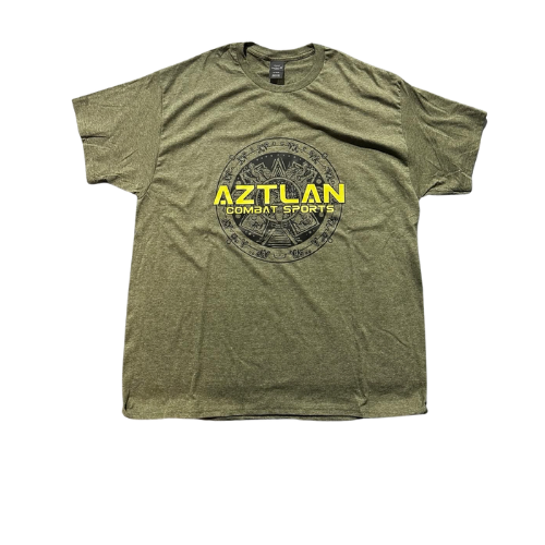 Aztlan Combat Sports Calendar Green T-Shirt