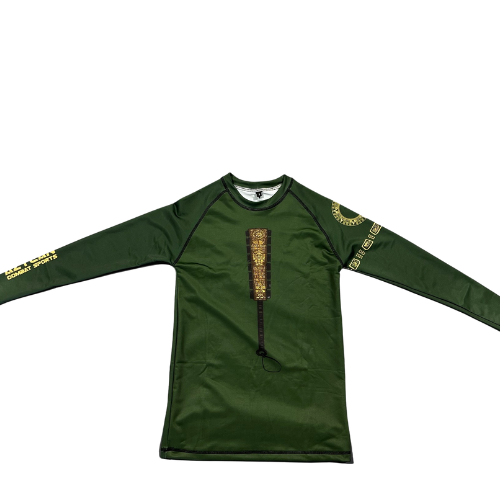 Adult Aztlan Premier Long Sleeve Rashguard Green