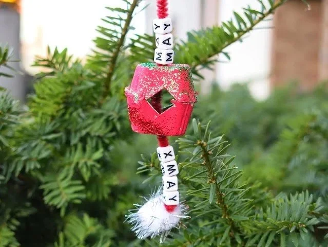 Egg Carton Ornaments