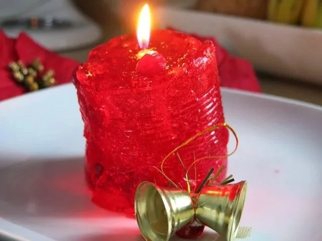 Edible Cranberry Candles