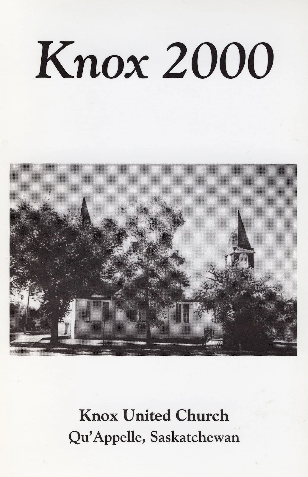 Cover of Knox 2000 cookbook