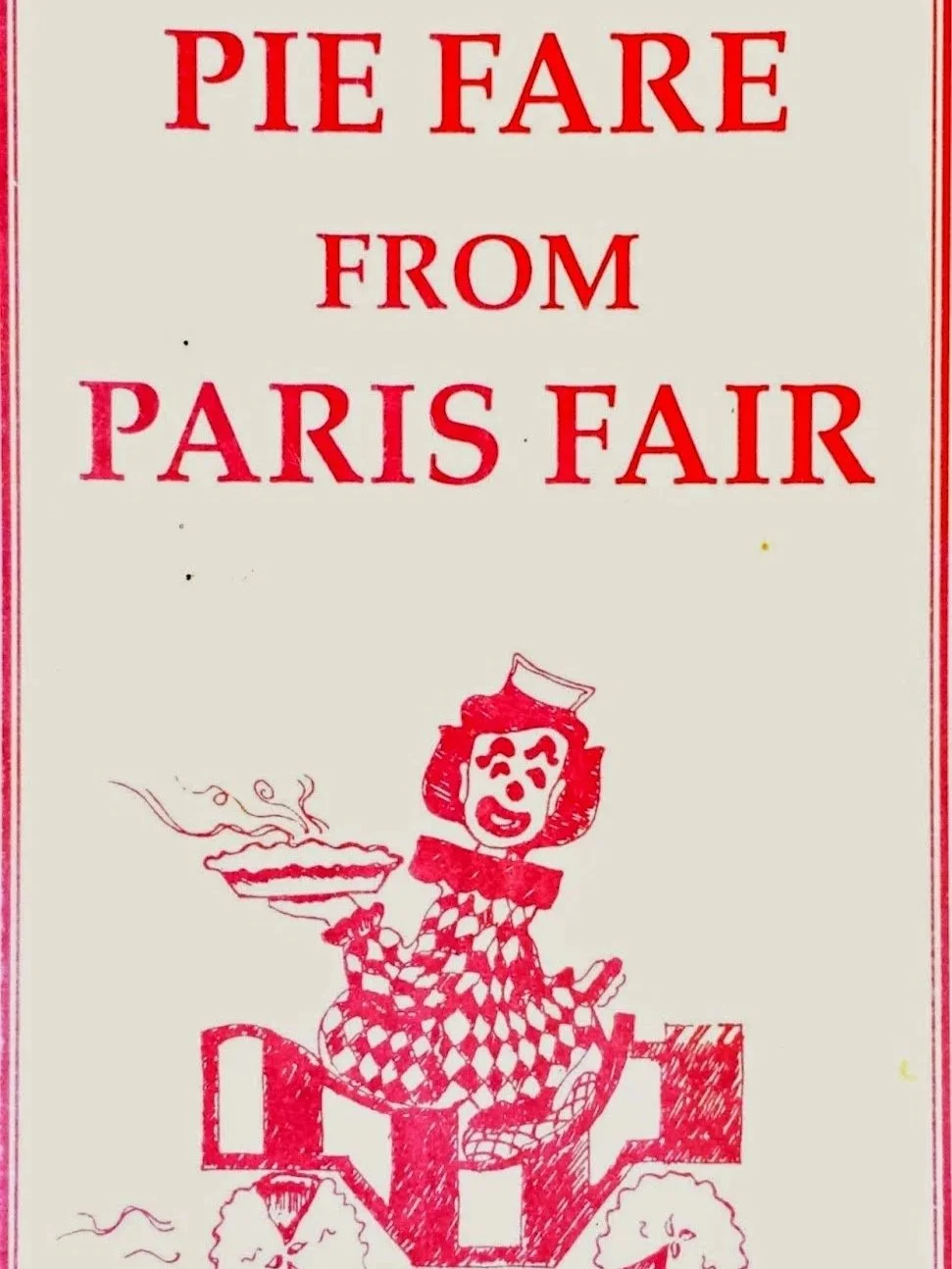 Cover of Pie Fare from Paris Fare cookbook