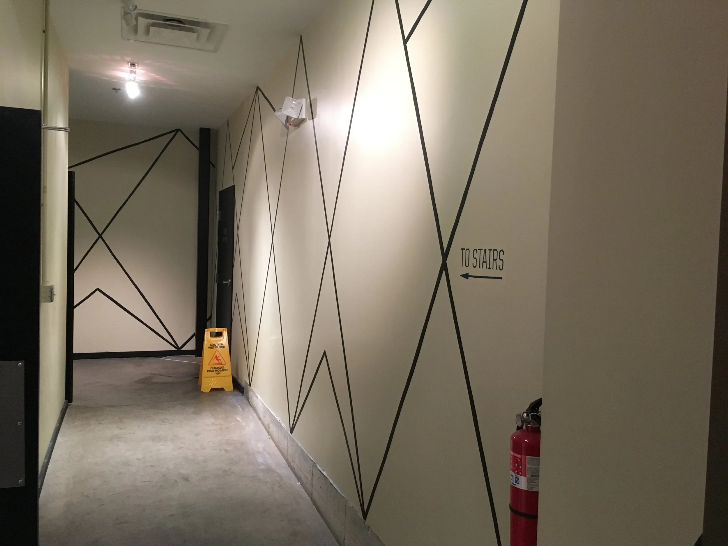 Hand Painted Lines + Wayfinding