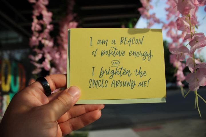 Hand Lettered Intention