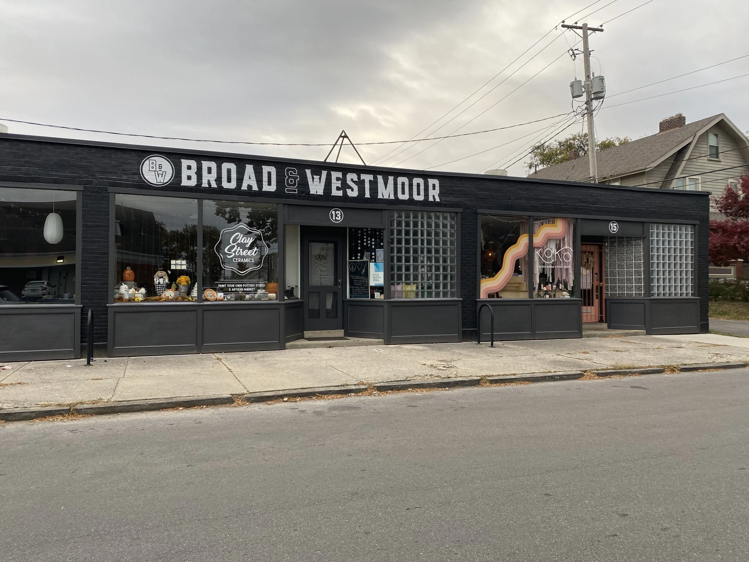 Hand Painted Building Header