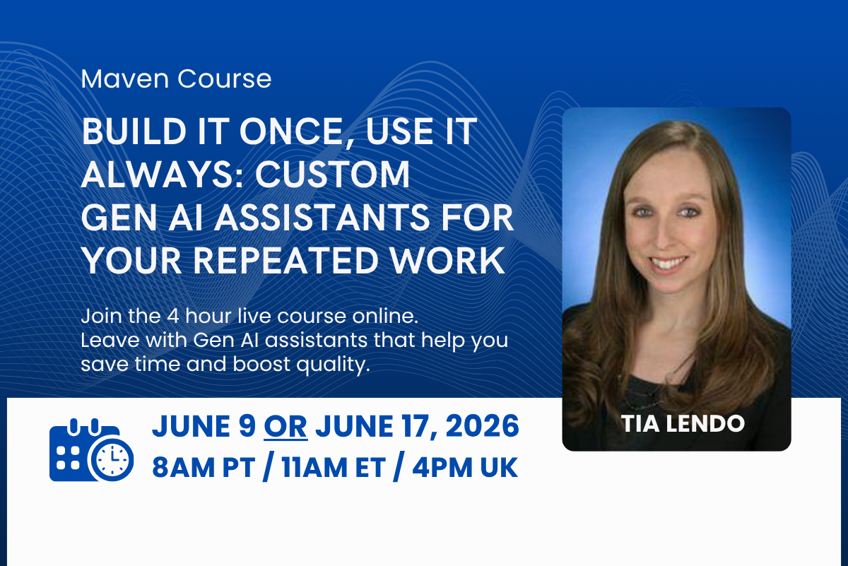 An image of a woman Tia Lendo with information on the upcoming online course