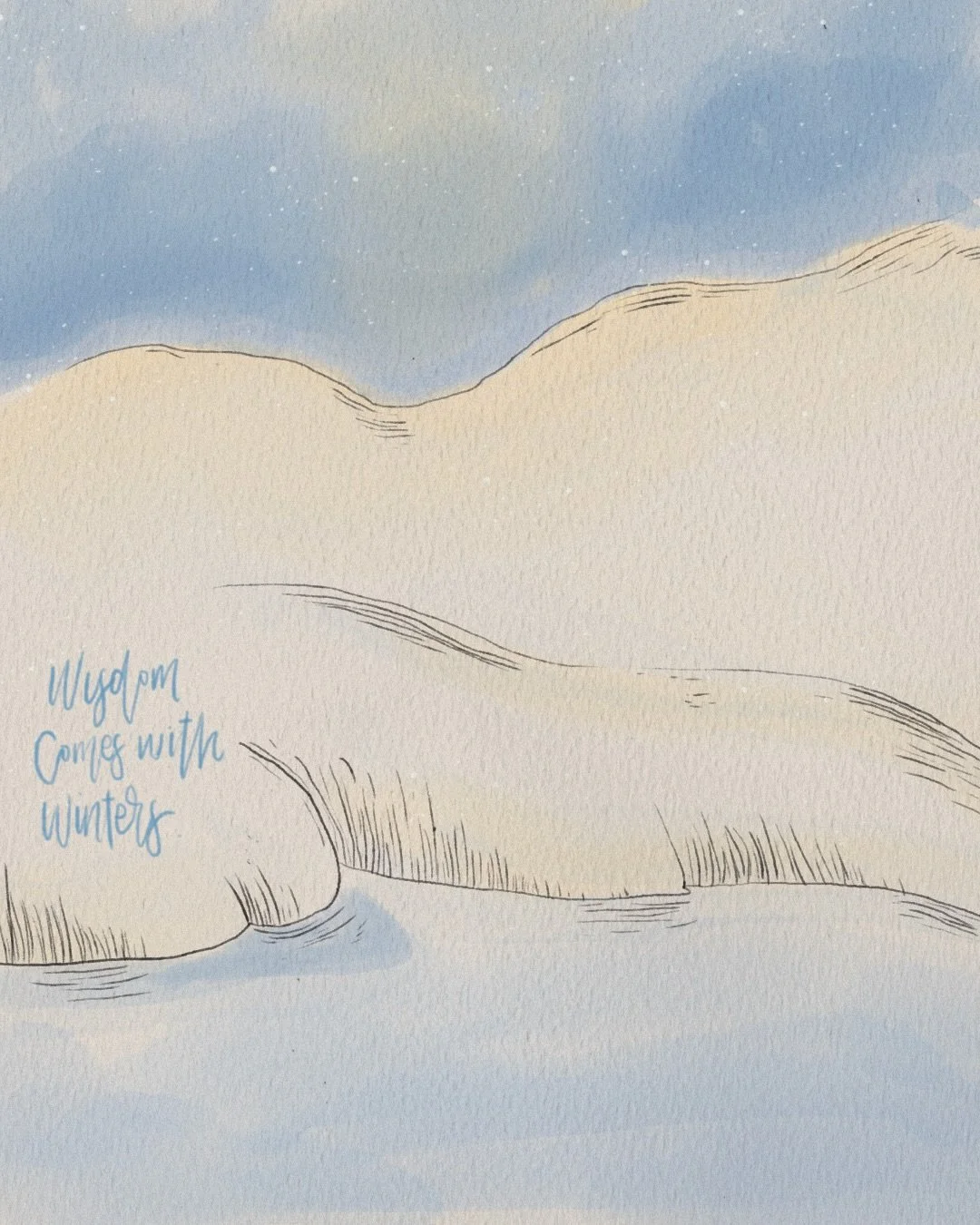 &bull; isn&rsquo;t the snow pretty&hellip;..but from afar ❄️&bull;