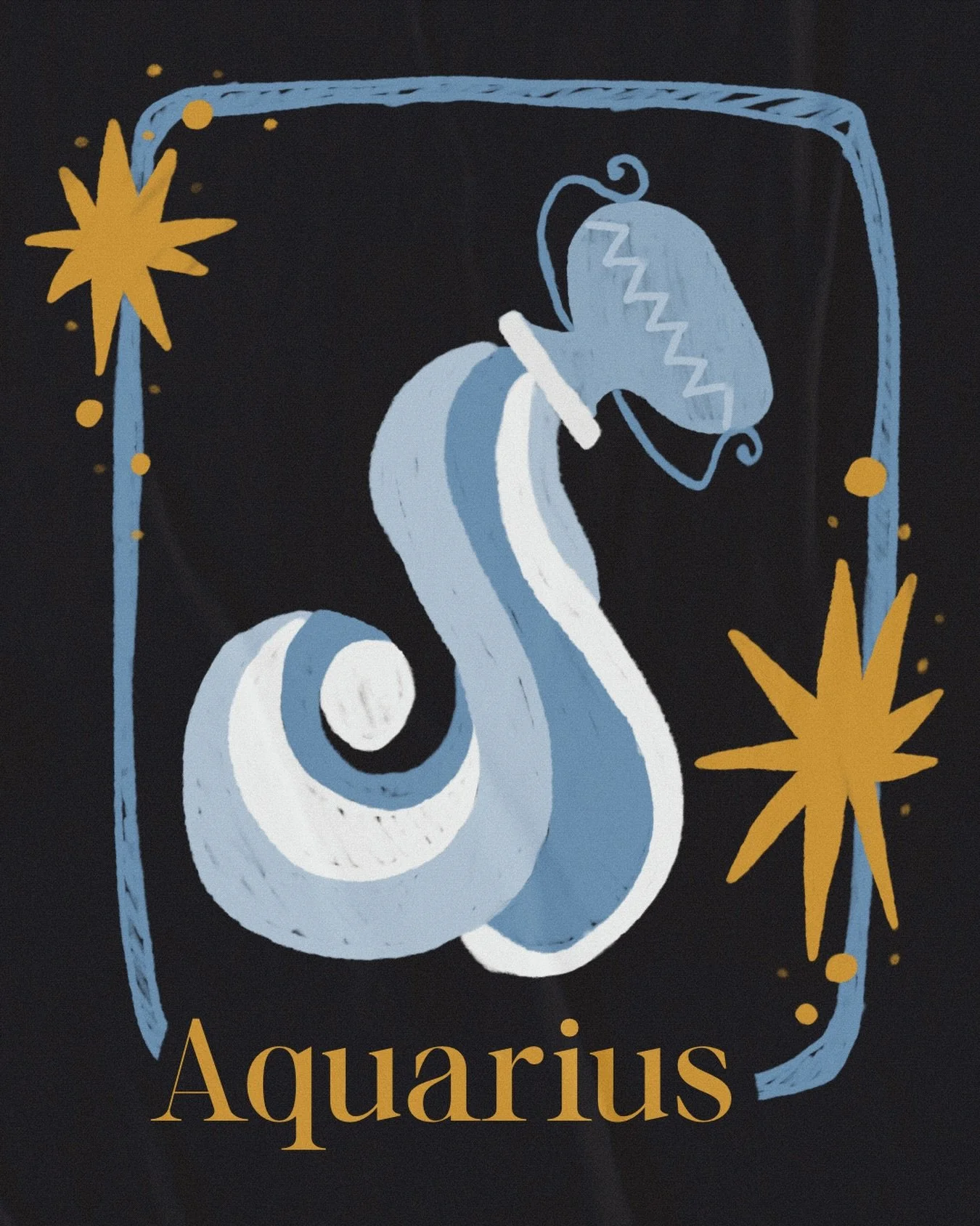 &bull; in ode to my sign ♒️ &bull;