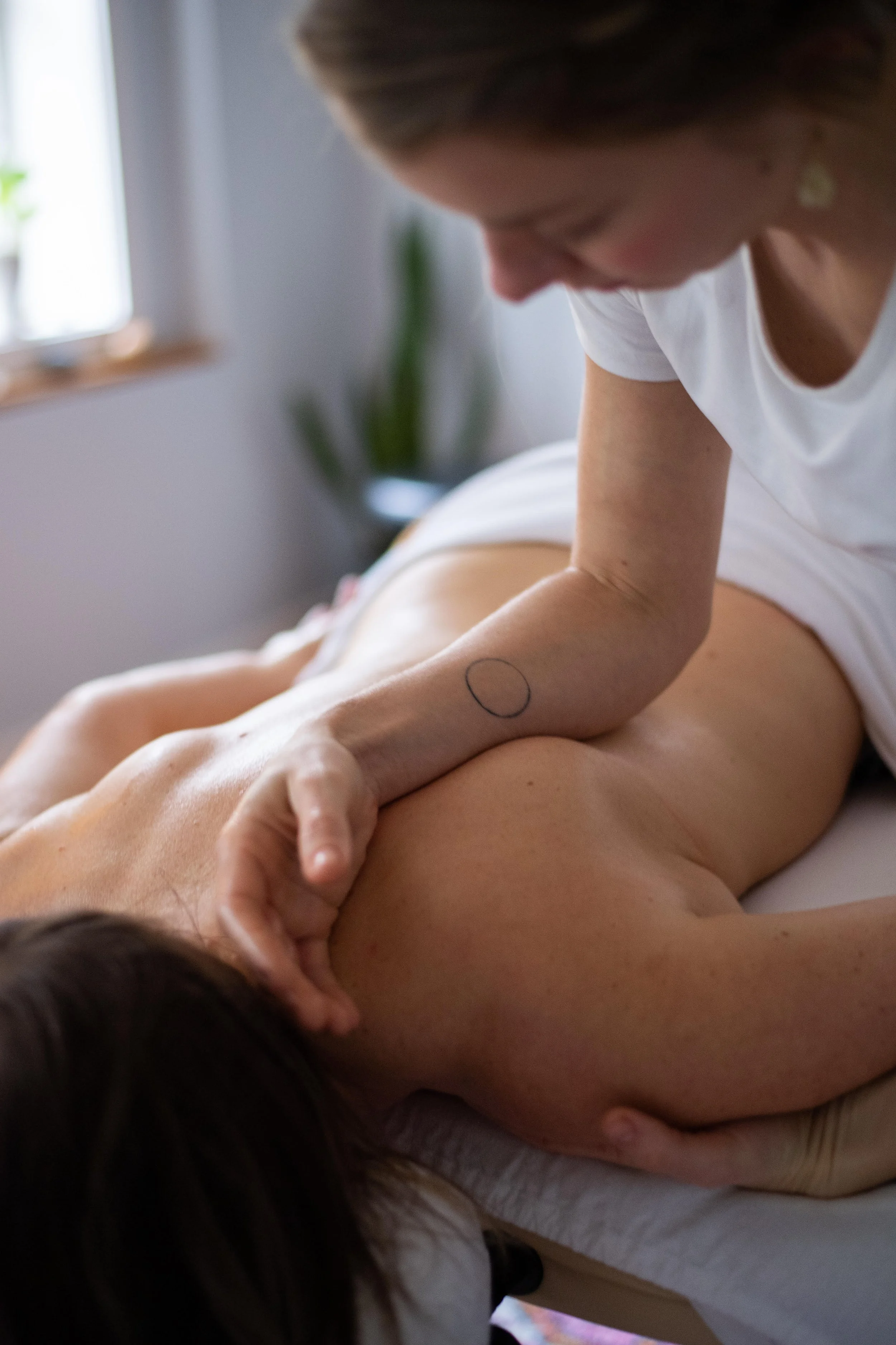 Person getting Massage Therapy