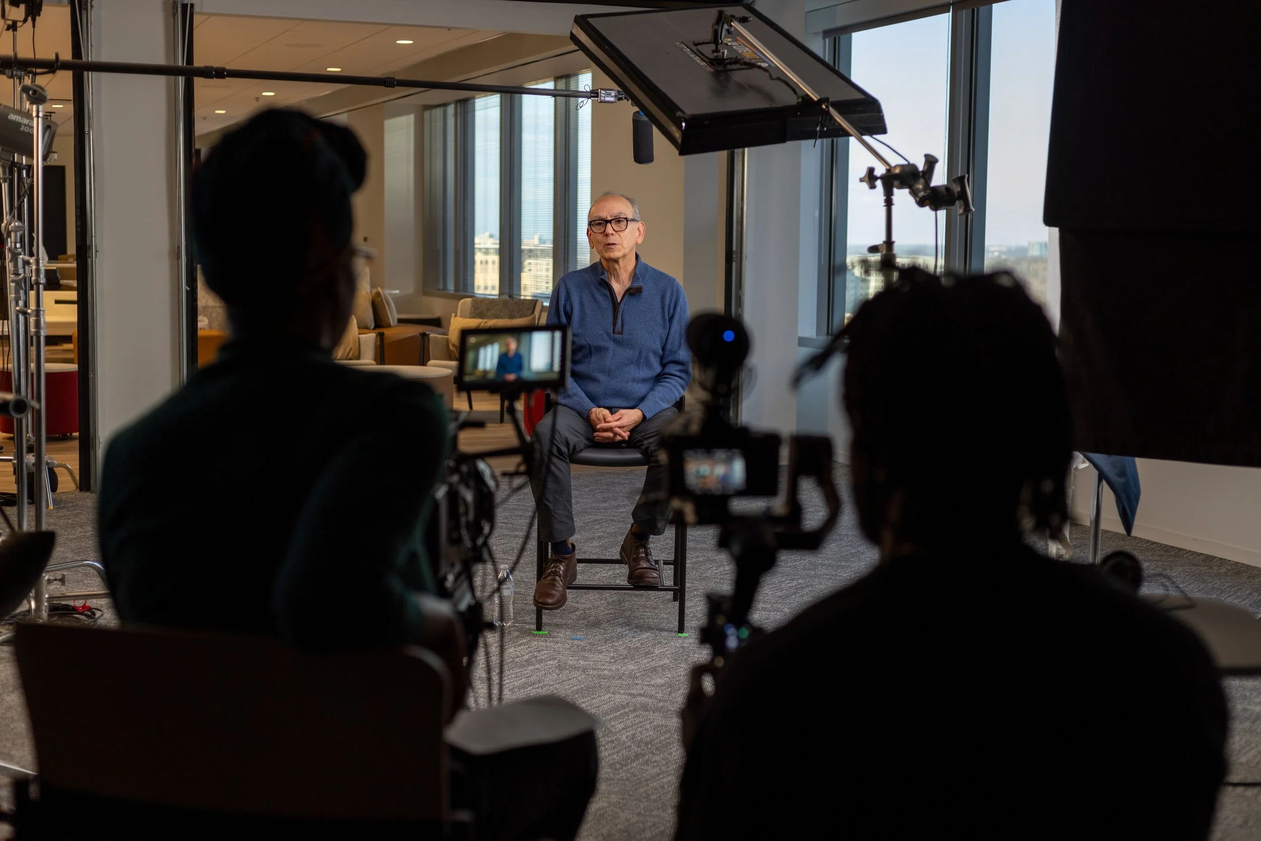 Natalie Johnson interviews study participant for American Cancer Society | CPS-3 video.