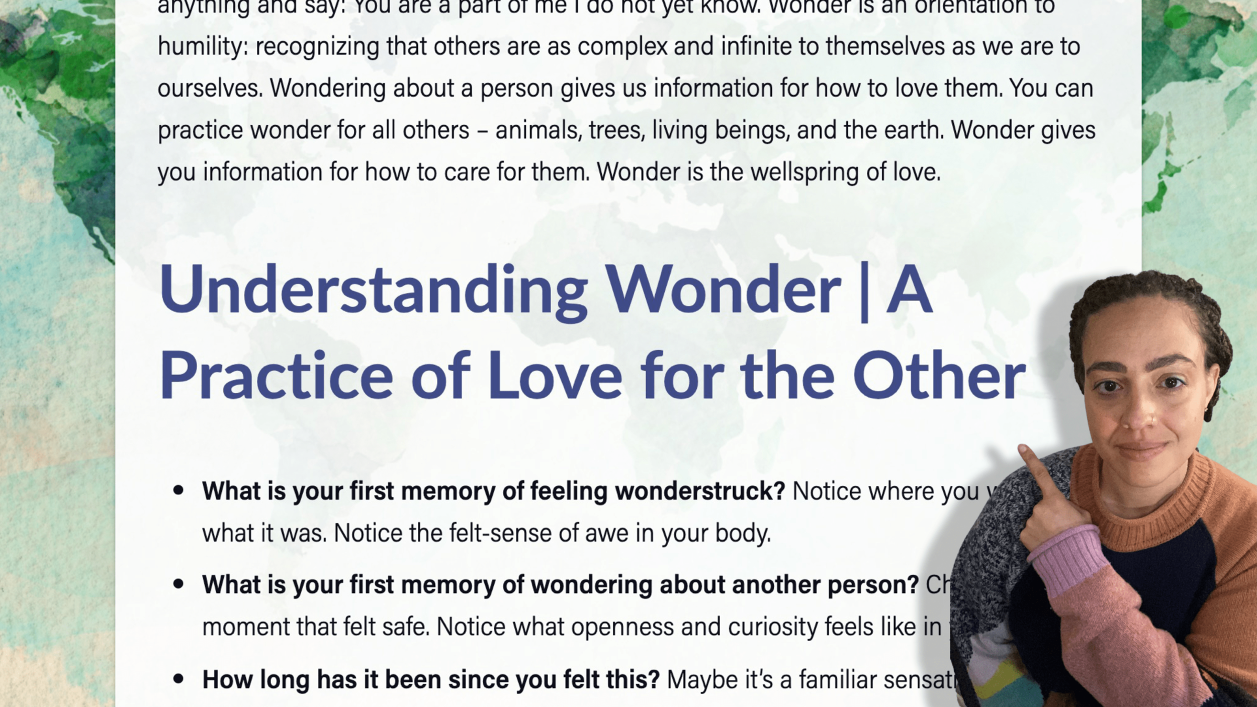Understanding Wonder, adapted from the See No Stranger curriculum, Valarie Kaur