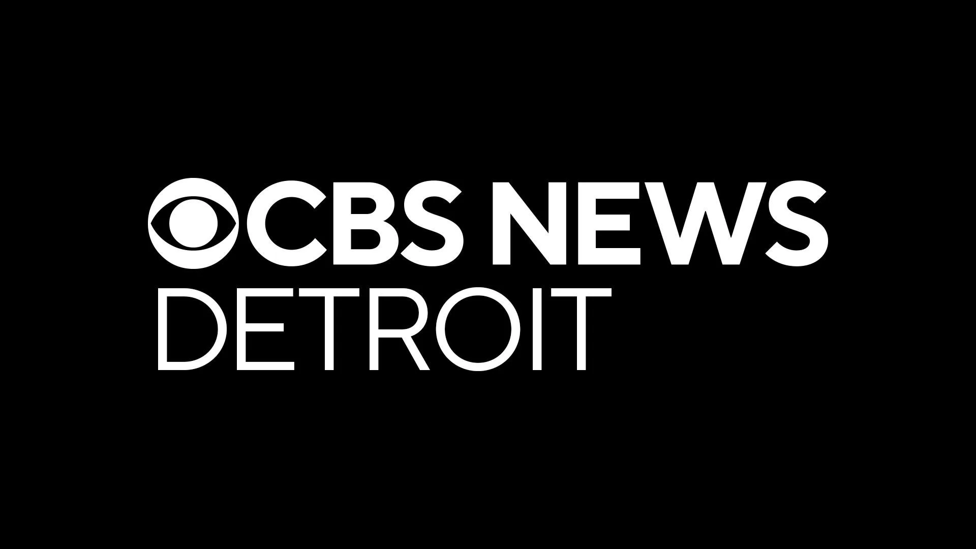 CBS News Detroit logo on a black background.