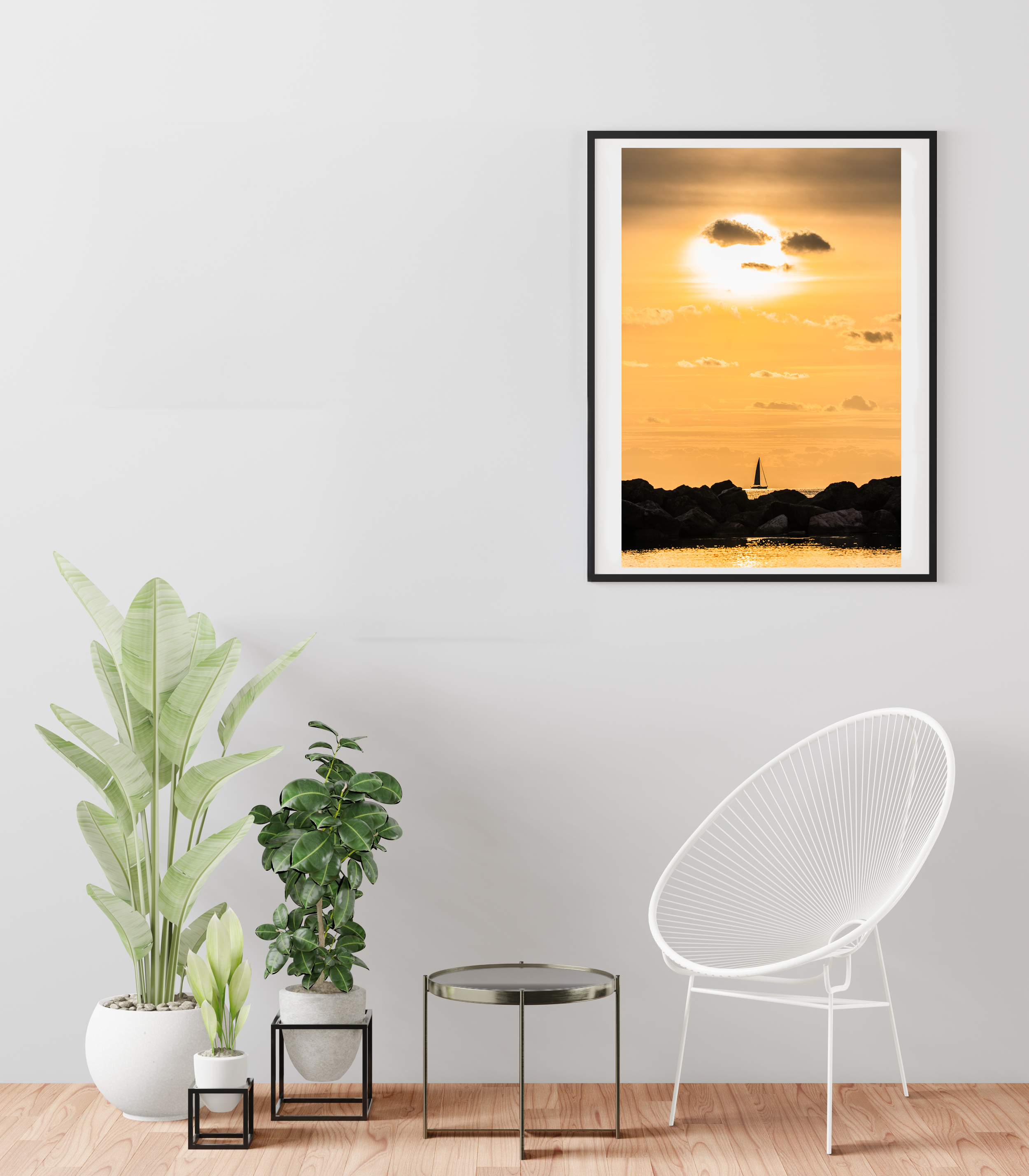 Print in frame | Original Photograph | Sunset Sailing