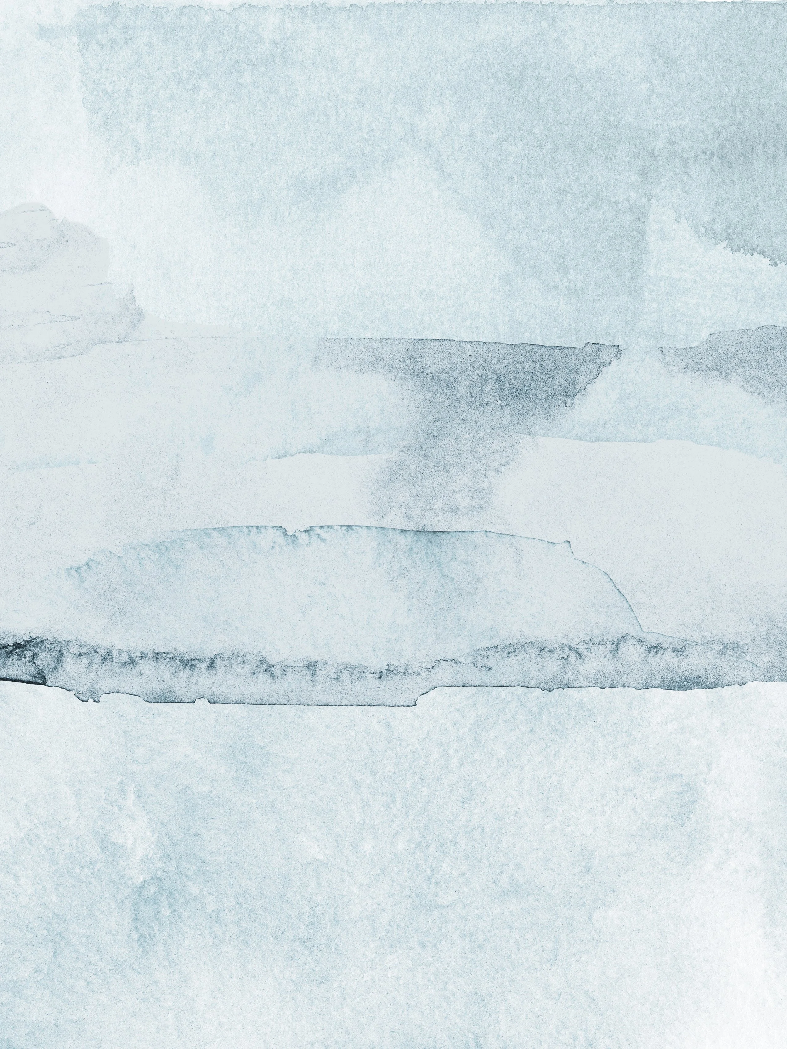 Light watercolor background with shades of blue and gray, resembling cloud formations.