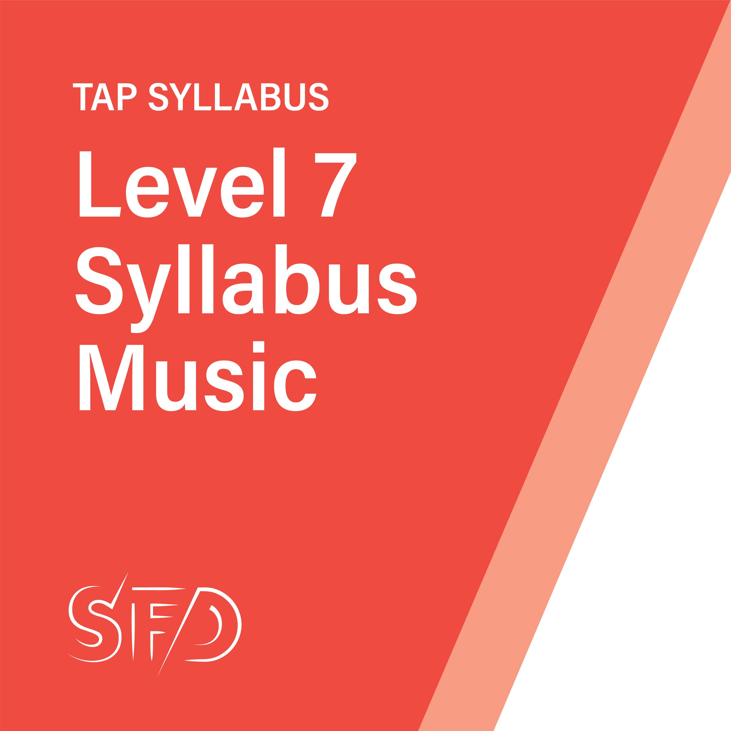 Tap Level 7 - Syllabus Music